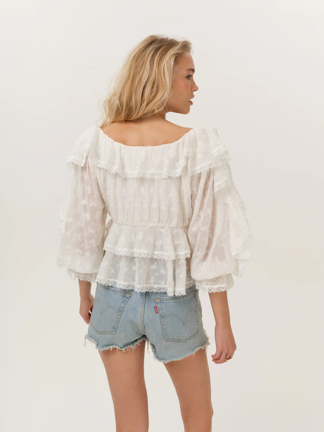 LILOU TOP in Cream