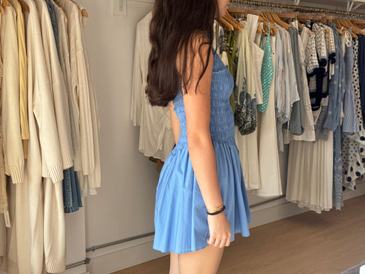 MARTINA MINI DRESS in Periwinkle