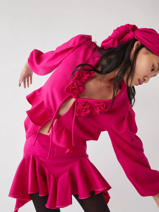 Lea Wool Blend Blouse