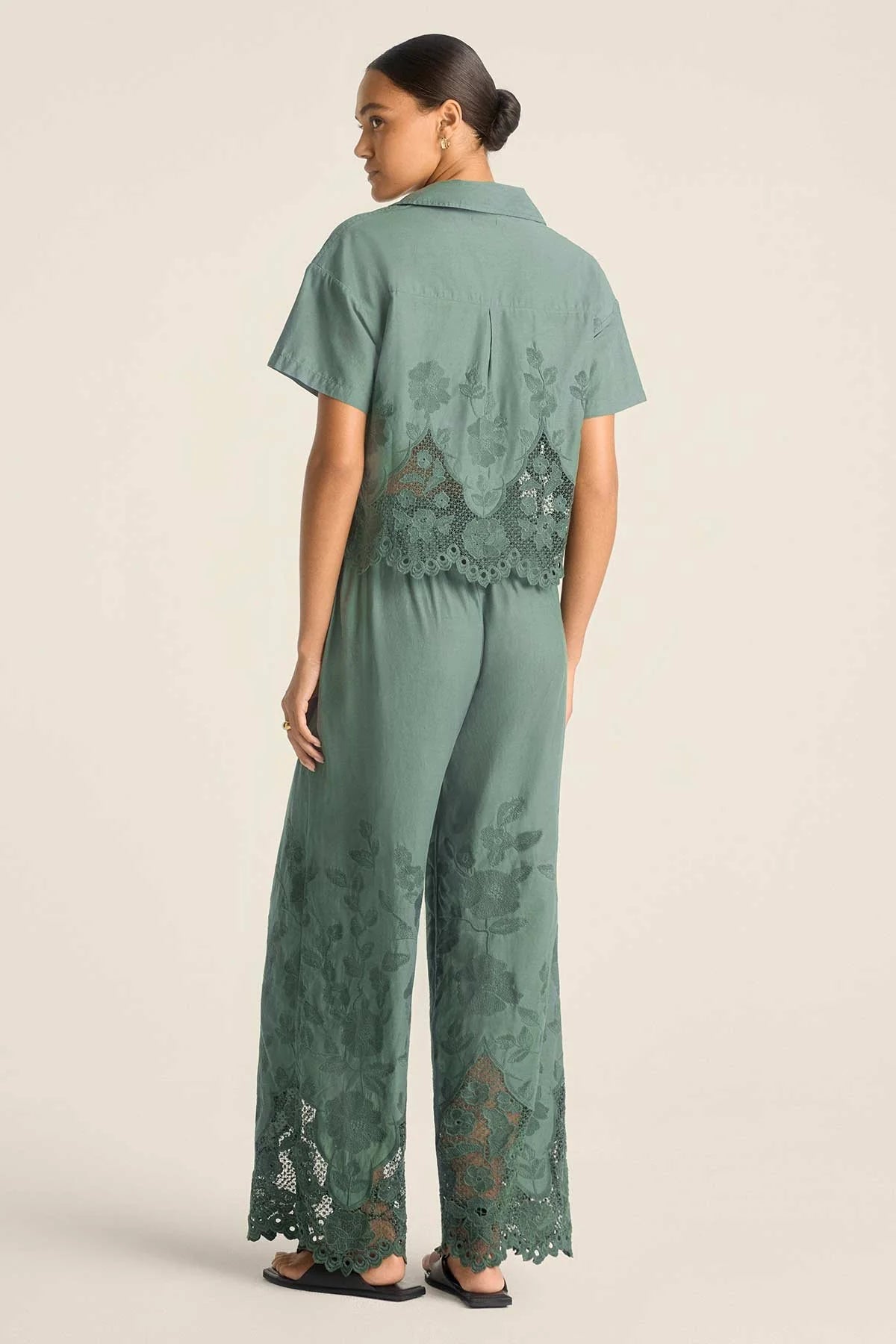 Flora Cropped Shirt