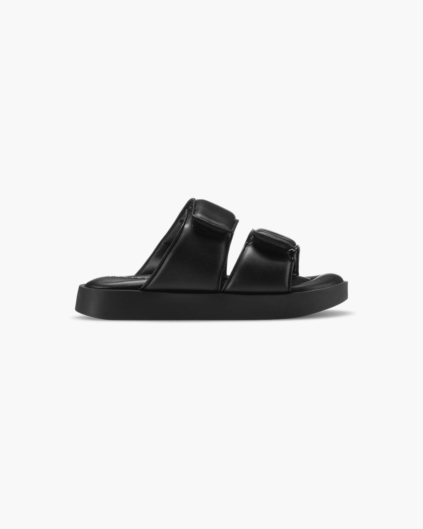 Padded Double Band Slide Black