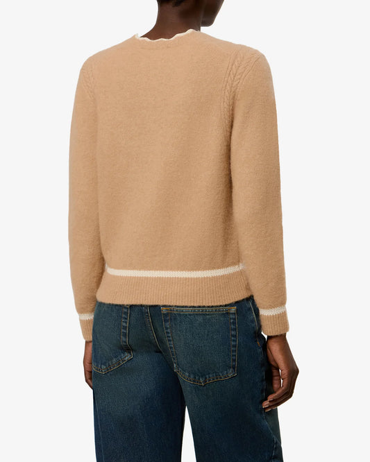 NAIA CARDIGAN in Camel