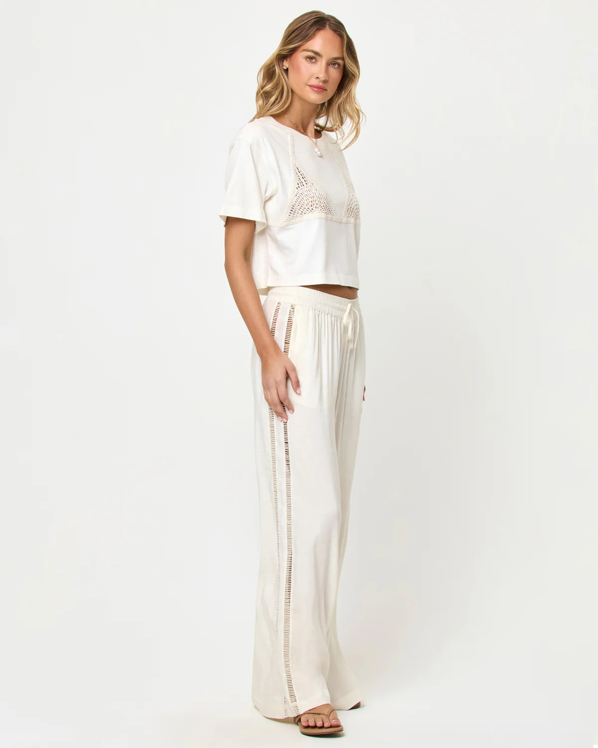 CORE TOP in Cream/Natural