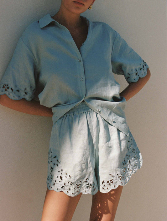 Memoir Set in Dusty Blue