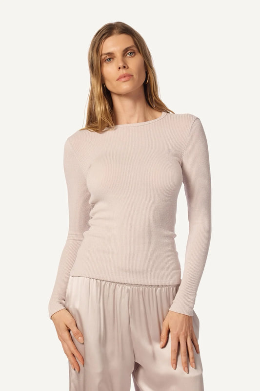 Brynn High Rise Pull on Wide in Rose
