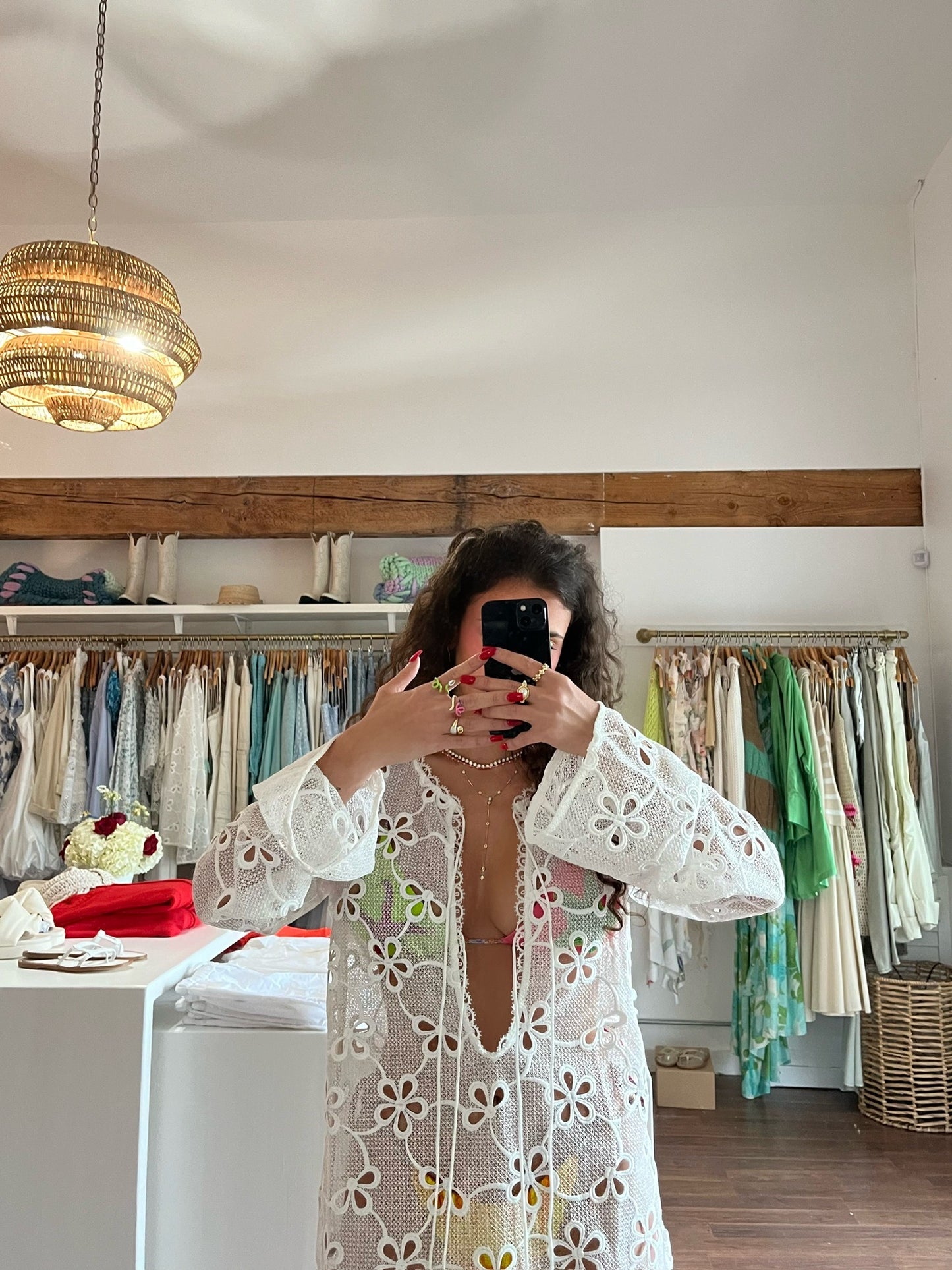 Ella Lace Coverup