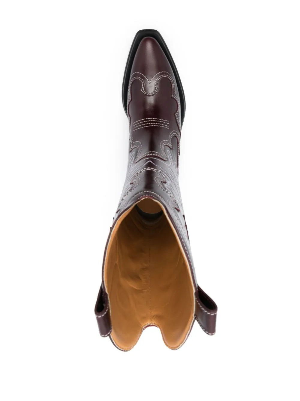 Mid Shaft Embroidered Western Boot