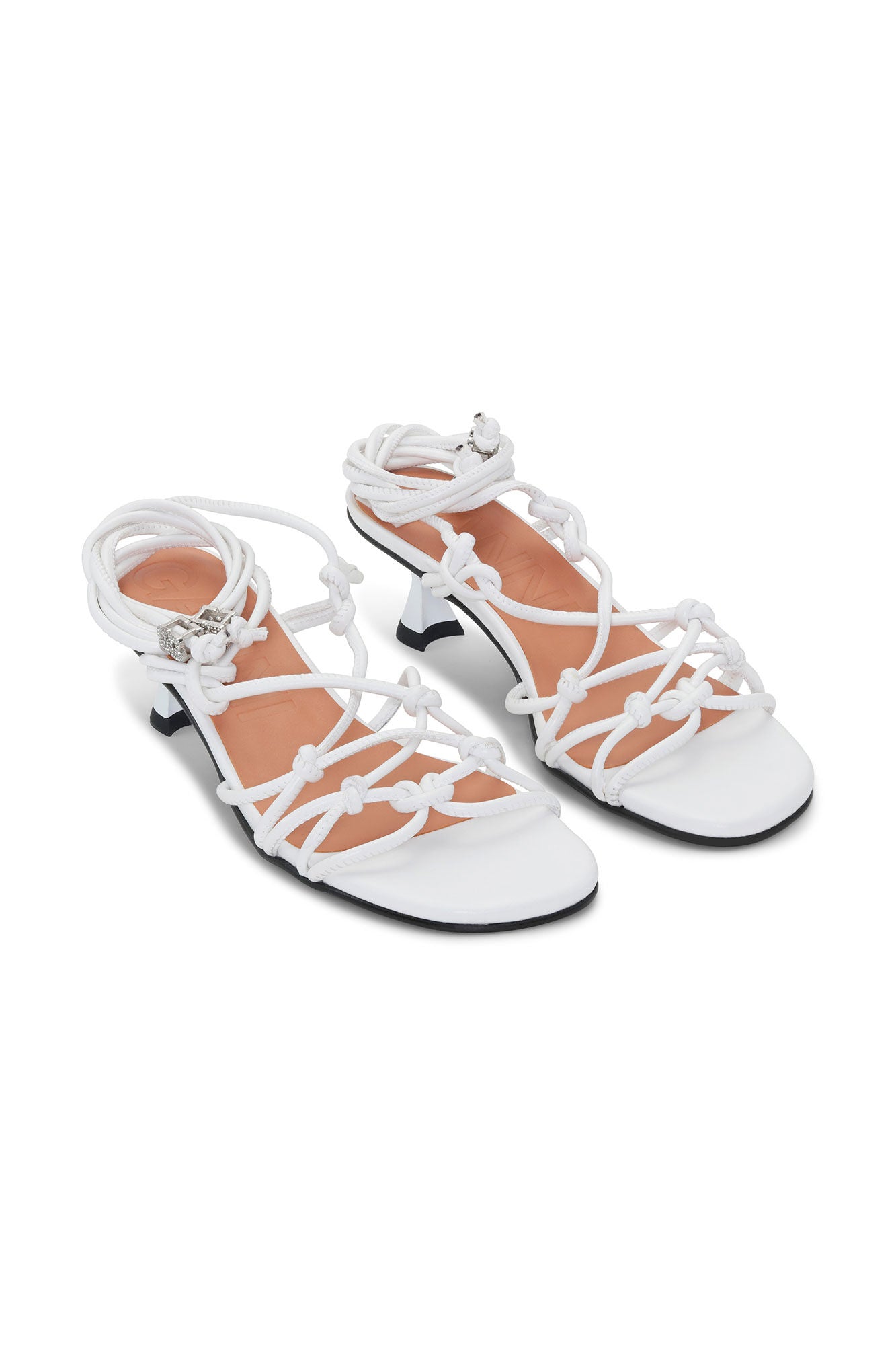 Knots Kitten Heel Sandal