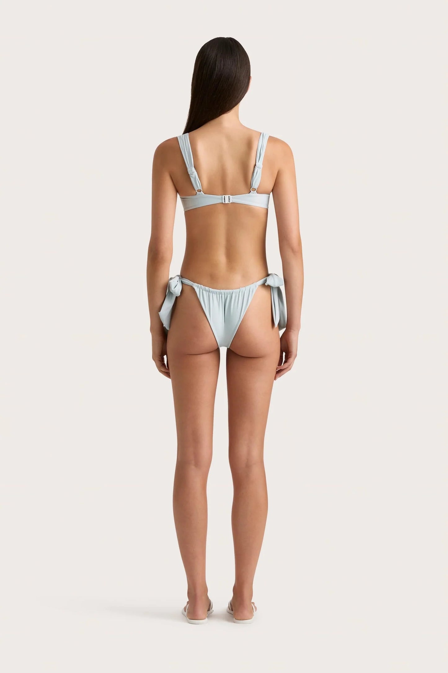 Sol Bikini Top in Sky Blue