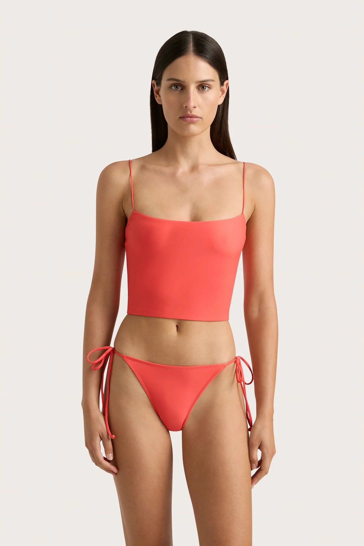 Leo Bikini Bottom Vermillion