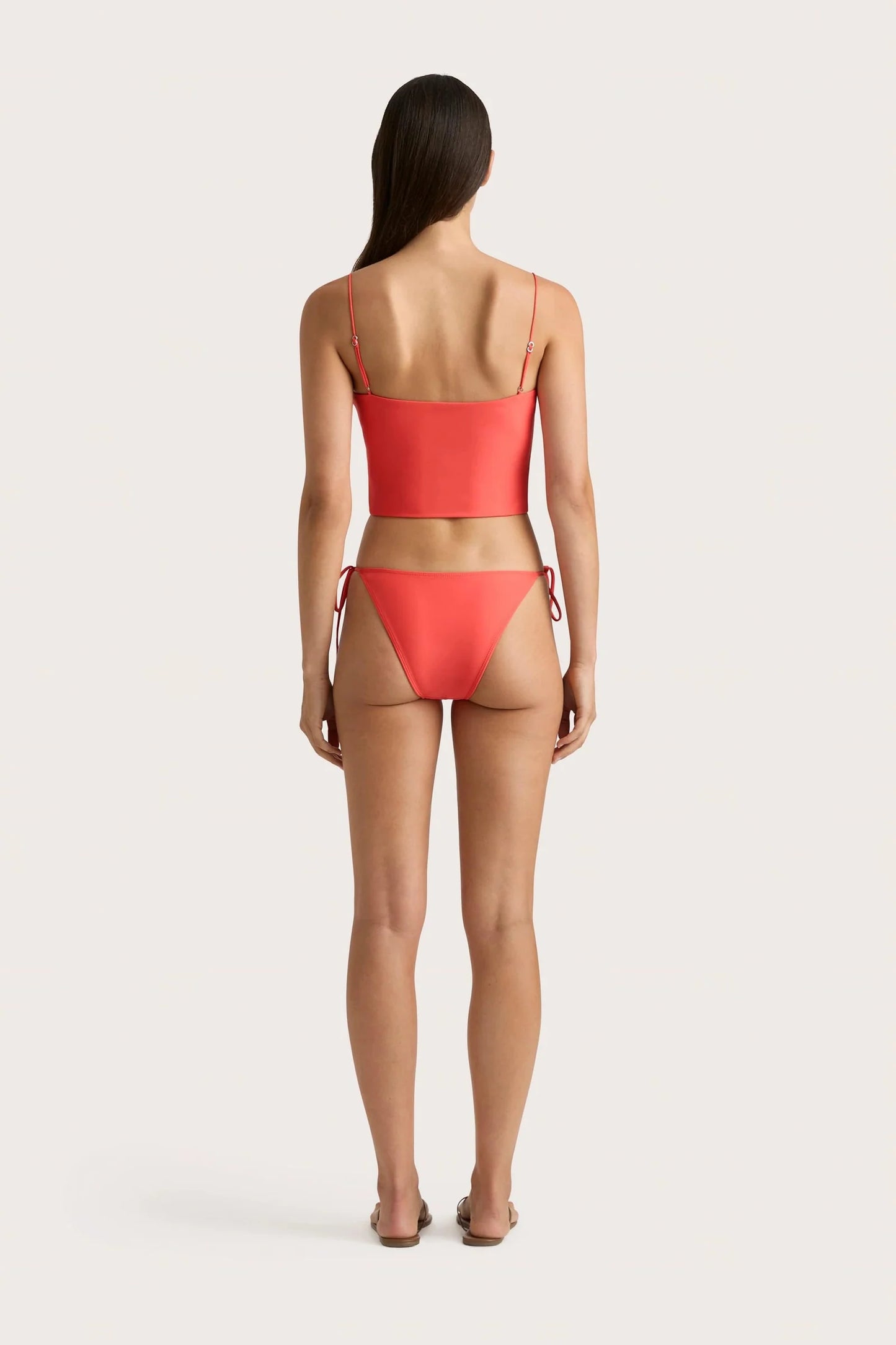 Leo Bikini Bottom Vermillion