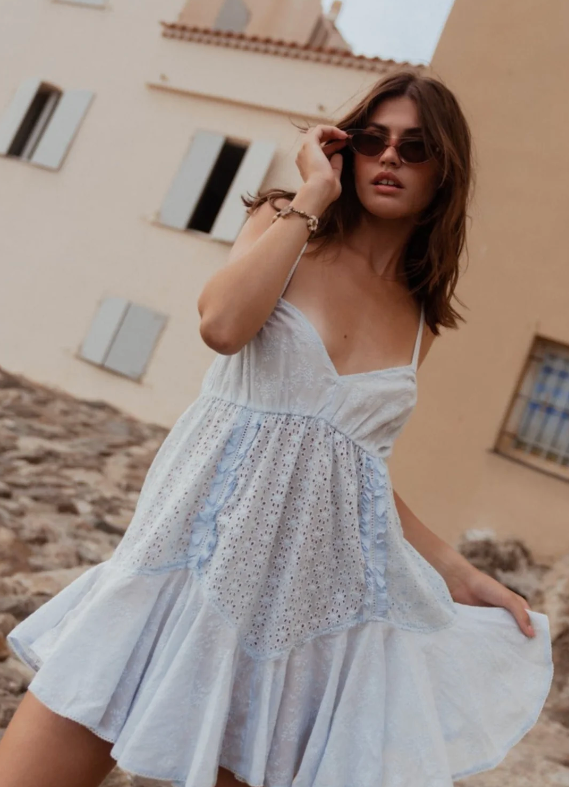 Stella Embroidered Dress