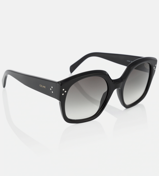 Celine Rounded Square Frame in Black