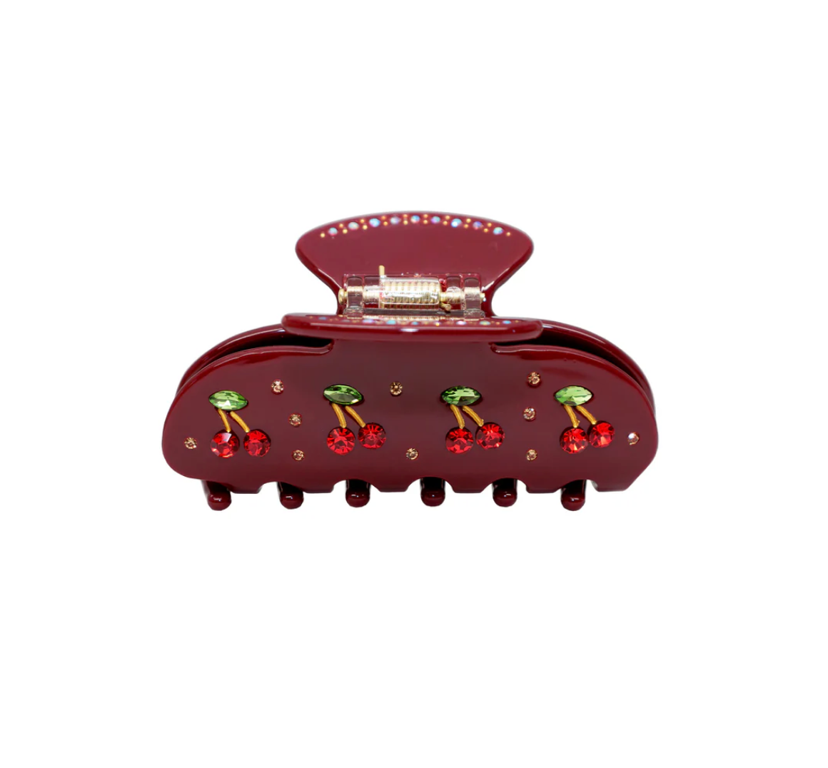 SWEETHEART CLIP in Bordeaux Cherry Pie