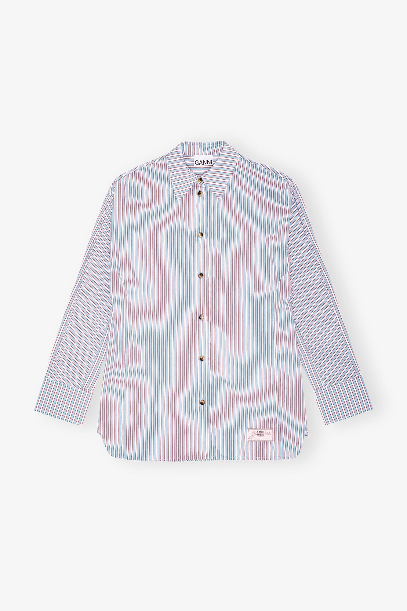 Soft Chambray Candy Striped Shirt