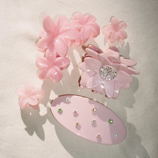 Claw Clip in Jelly Peach