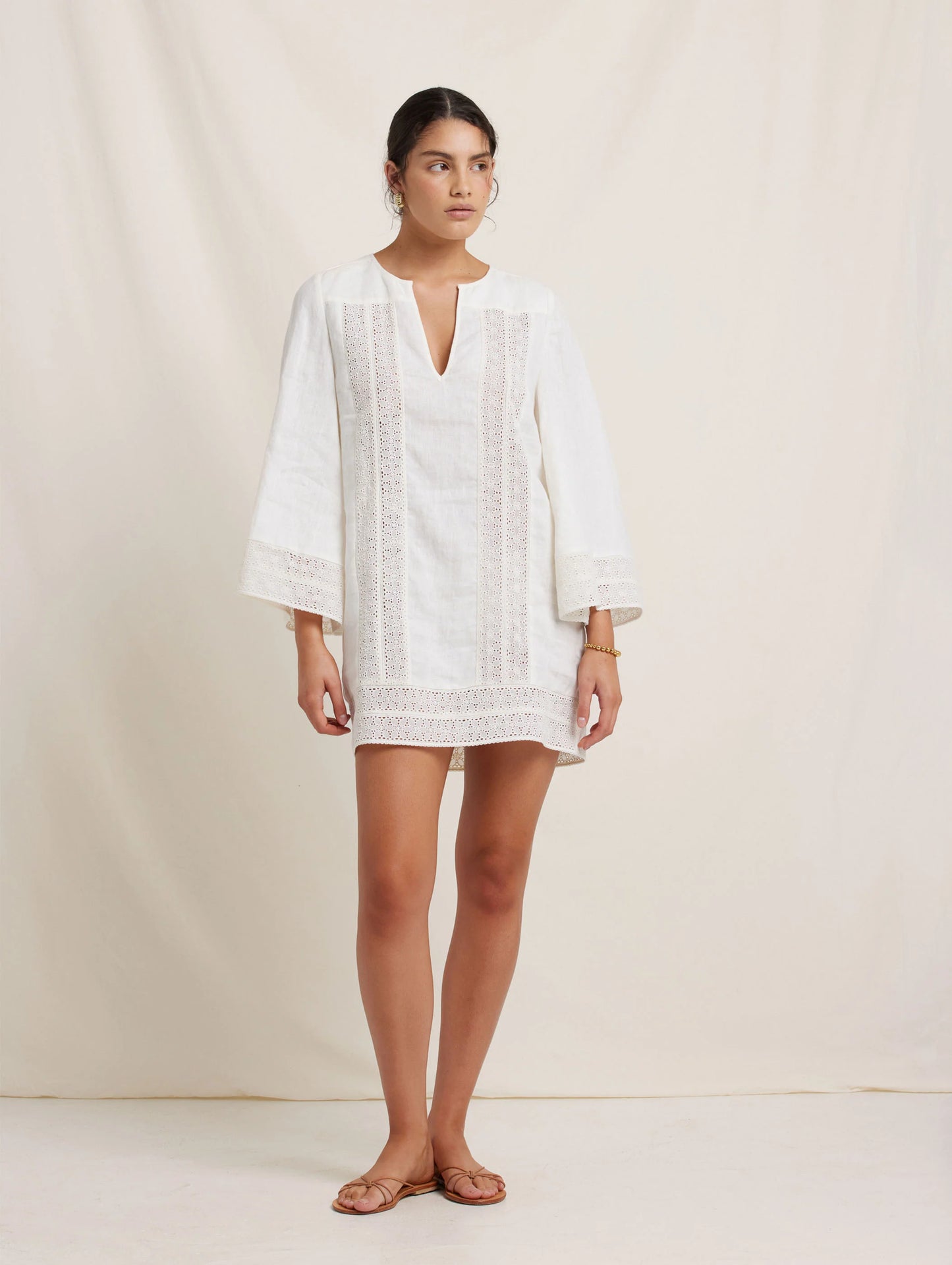 Broderie Smock Dress