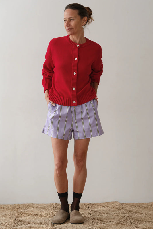 The Pop Boxer in Taro Stripe