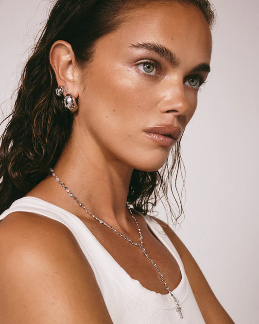 Mini Pave Motlen Stud