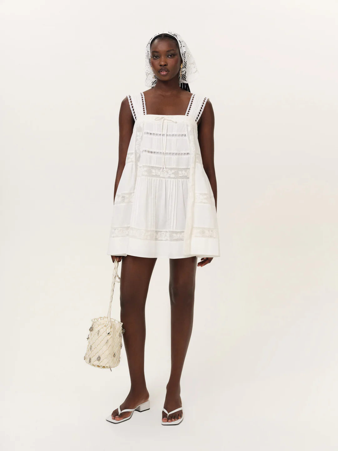 BREEZY MINI DRESS in White