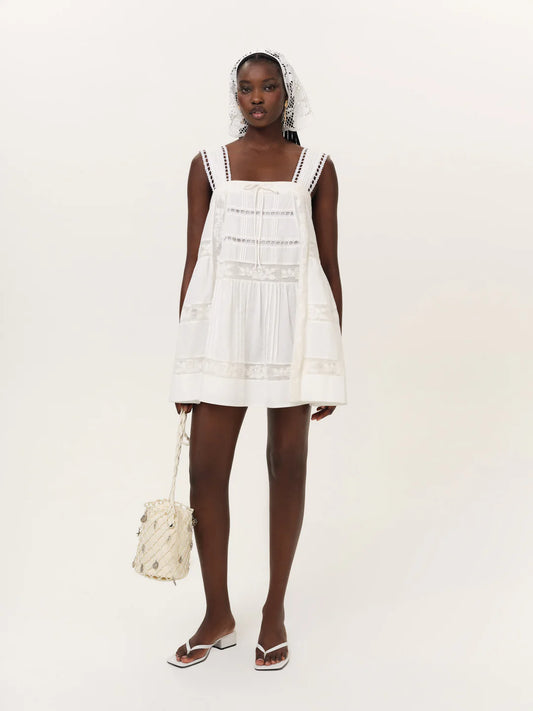 BREEZY MINI DRESS in White