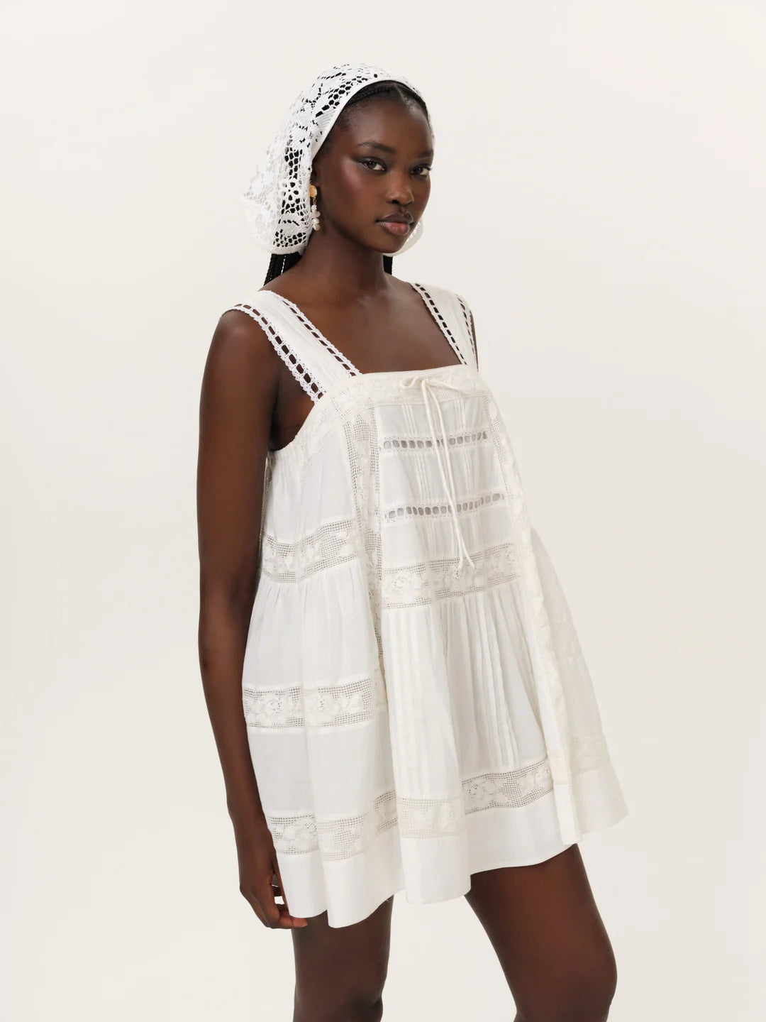 BREEZY MINI DRESS in White