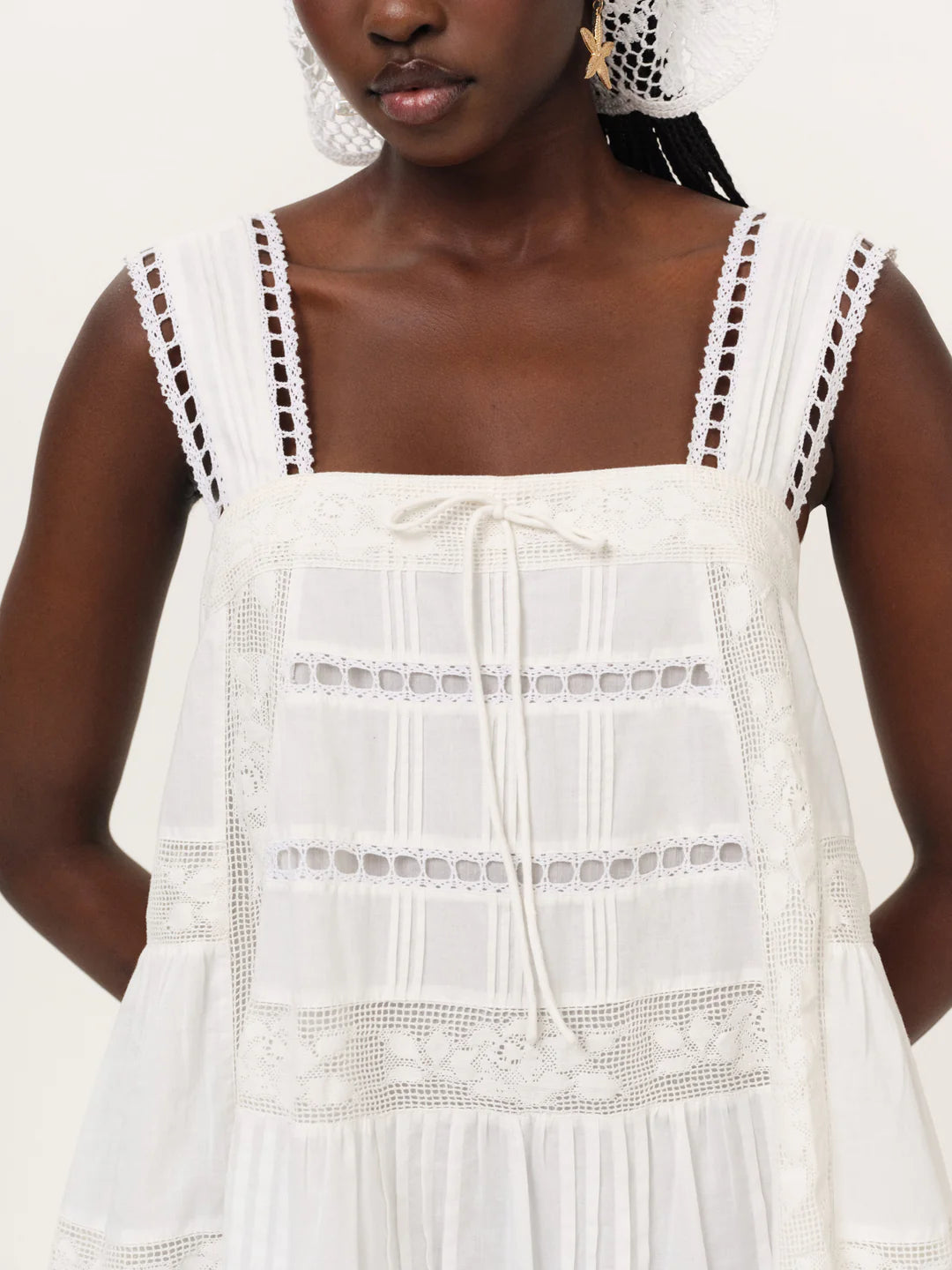 BREEZY MINI DRESS in White