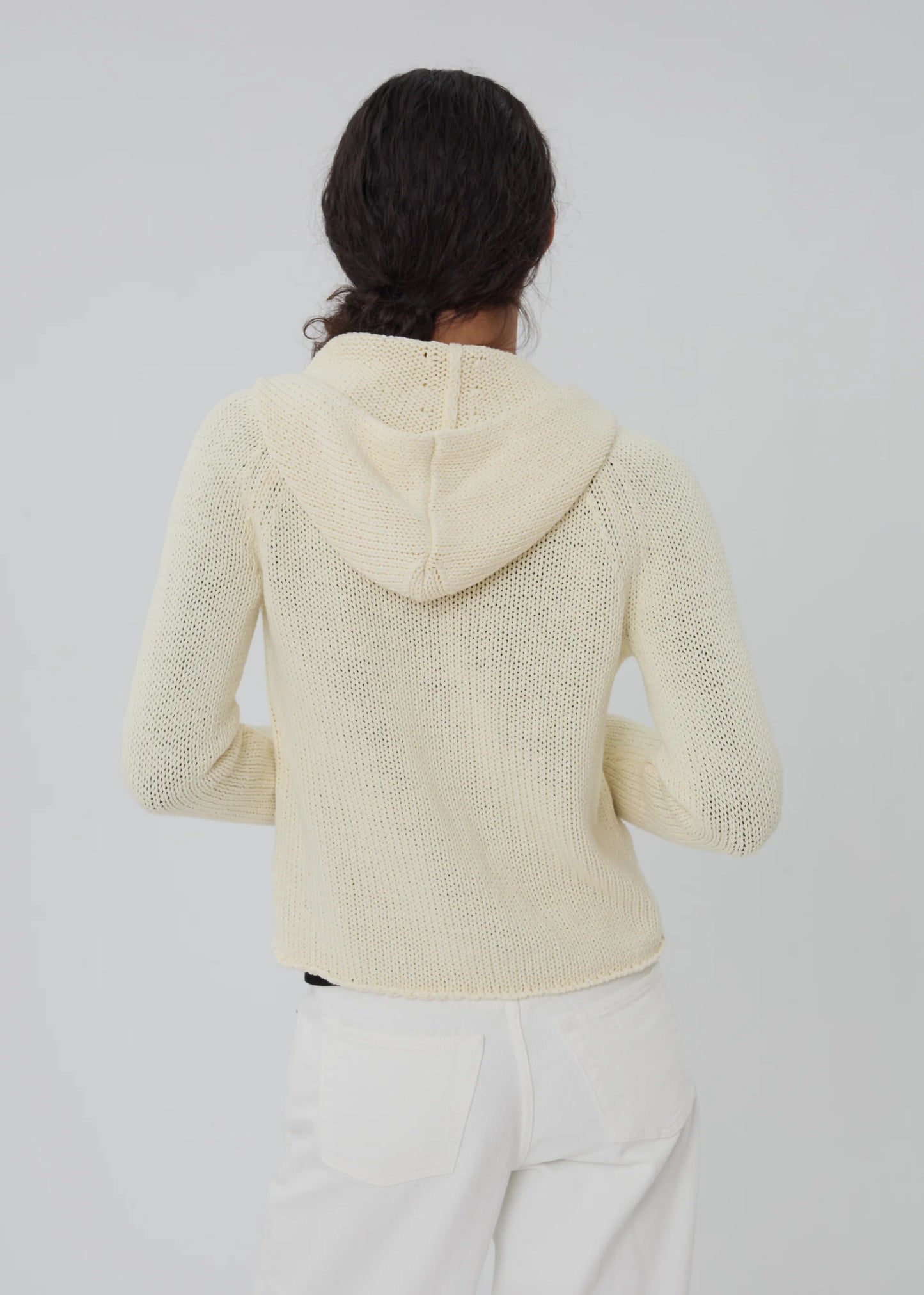BEAR ZIP UP IN STONE