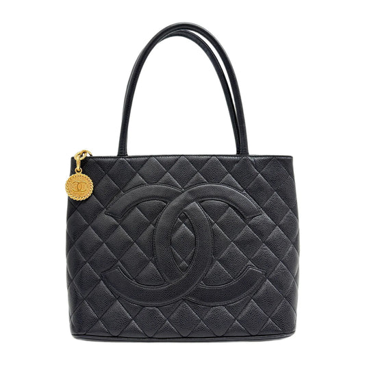 Médaillon 2000-2002 Black Leather Tote