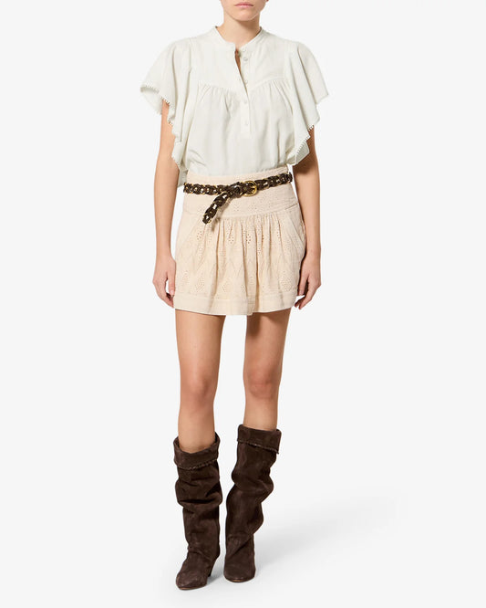 MARLIE TOP in Ecru