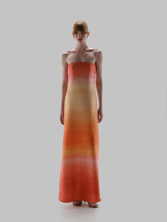 LOLA MAXI DRESS in Atardecer de Colca