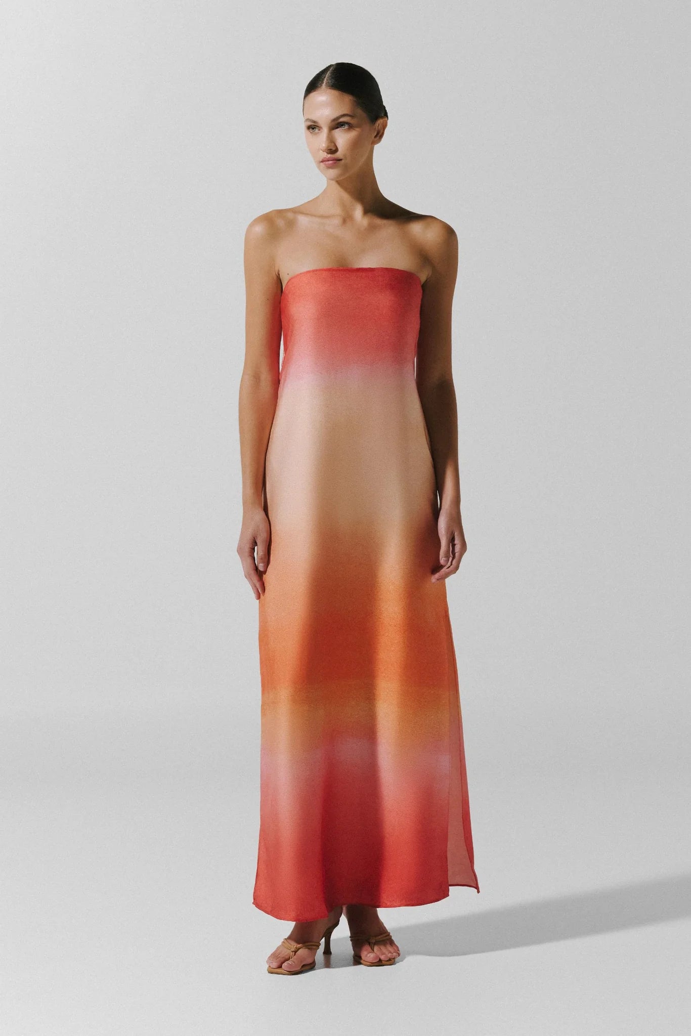 LOLA MAXI DRESS in Atardecer de Colca