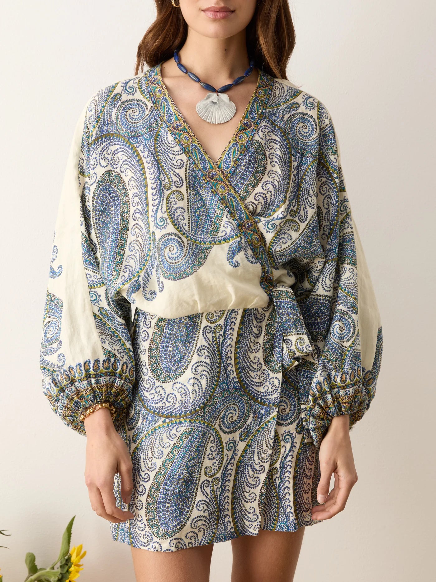 Arcadia Paisley Robe Dress