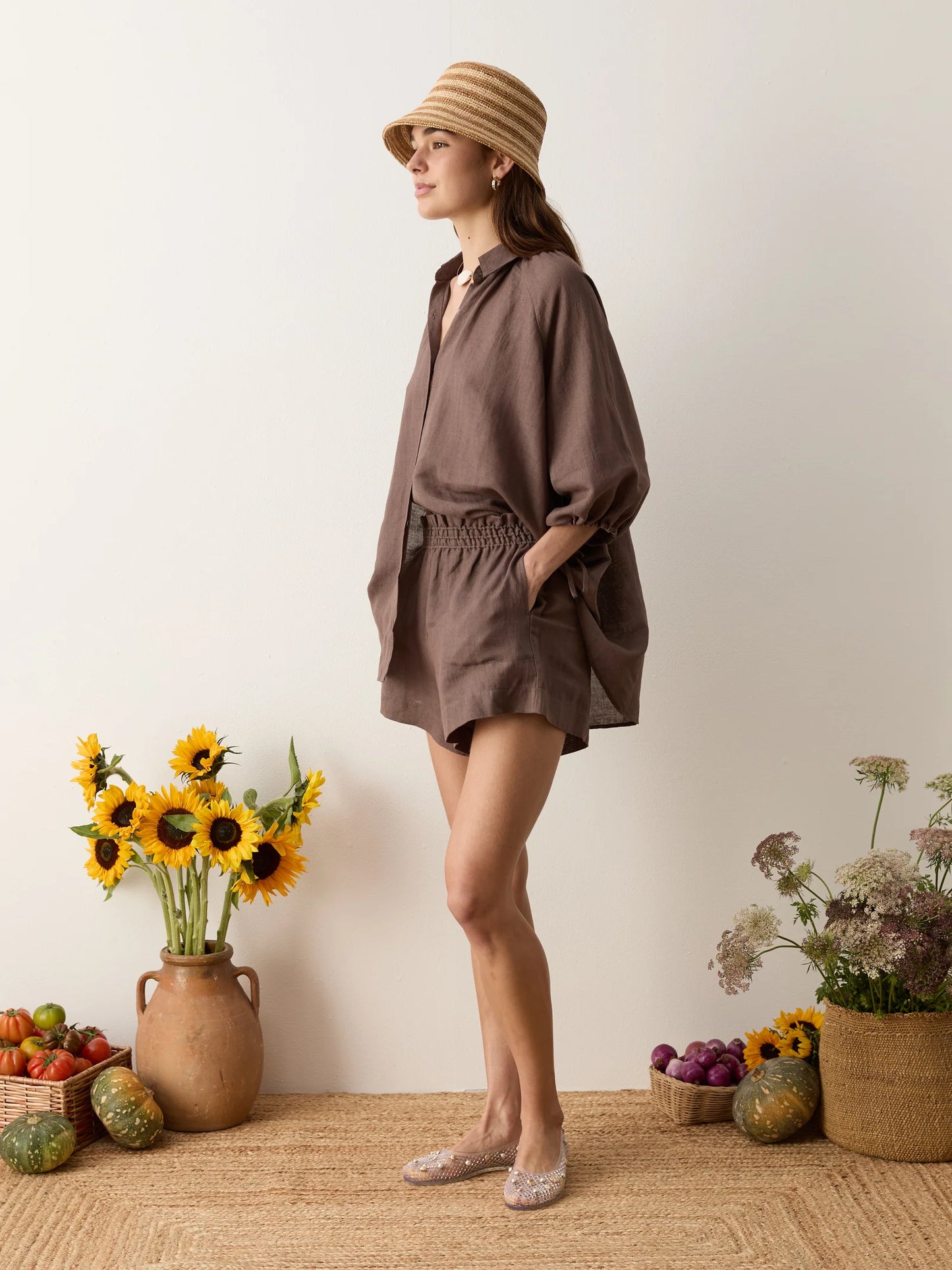 La Ponche Shirt in Mocha