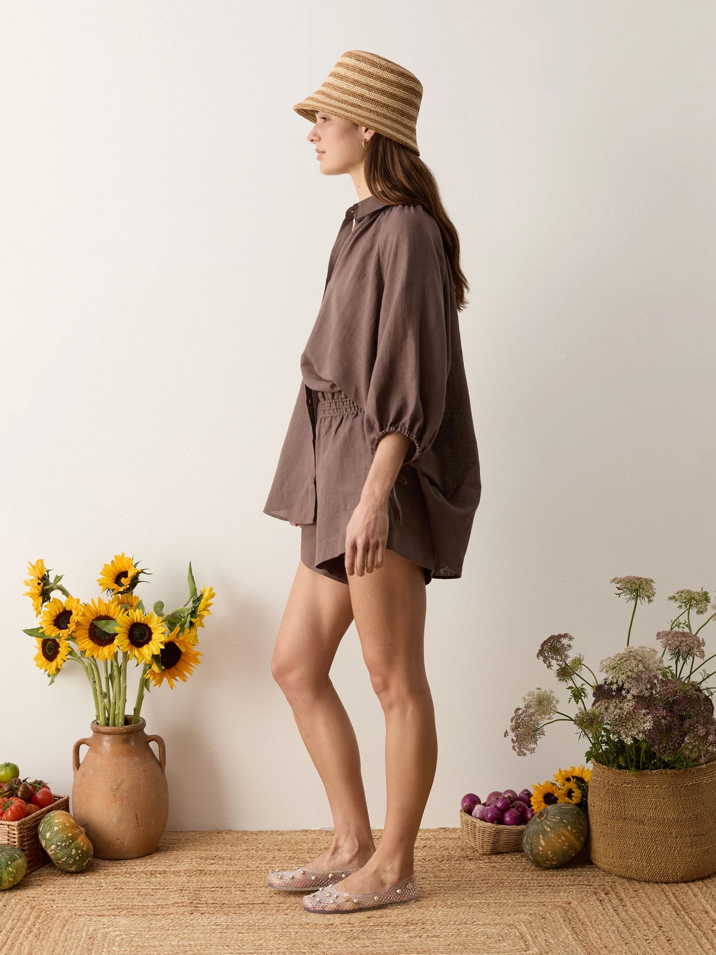 La Ponche Shirt in Mocha