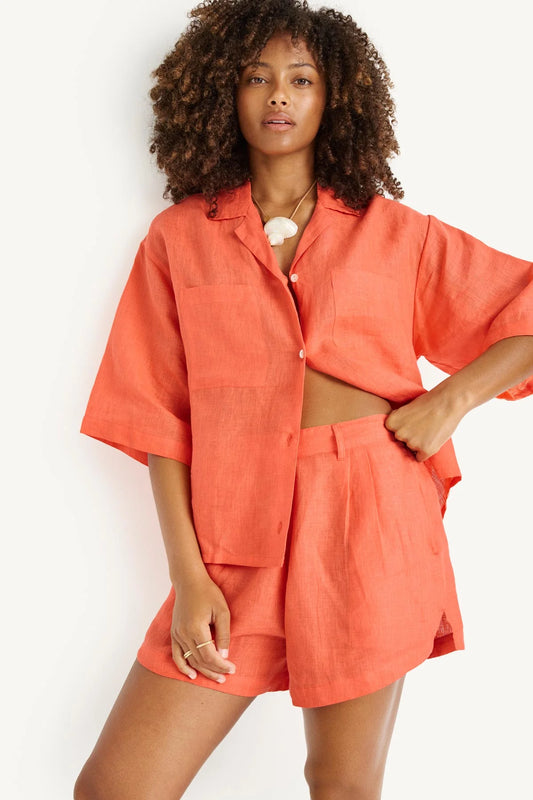 THE GETAWAY SHORT in Coral