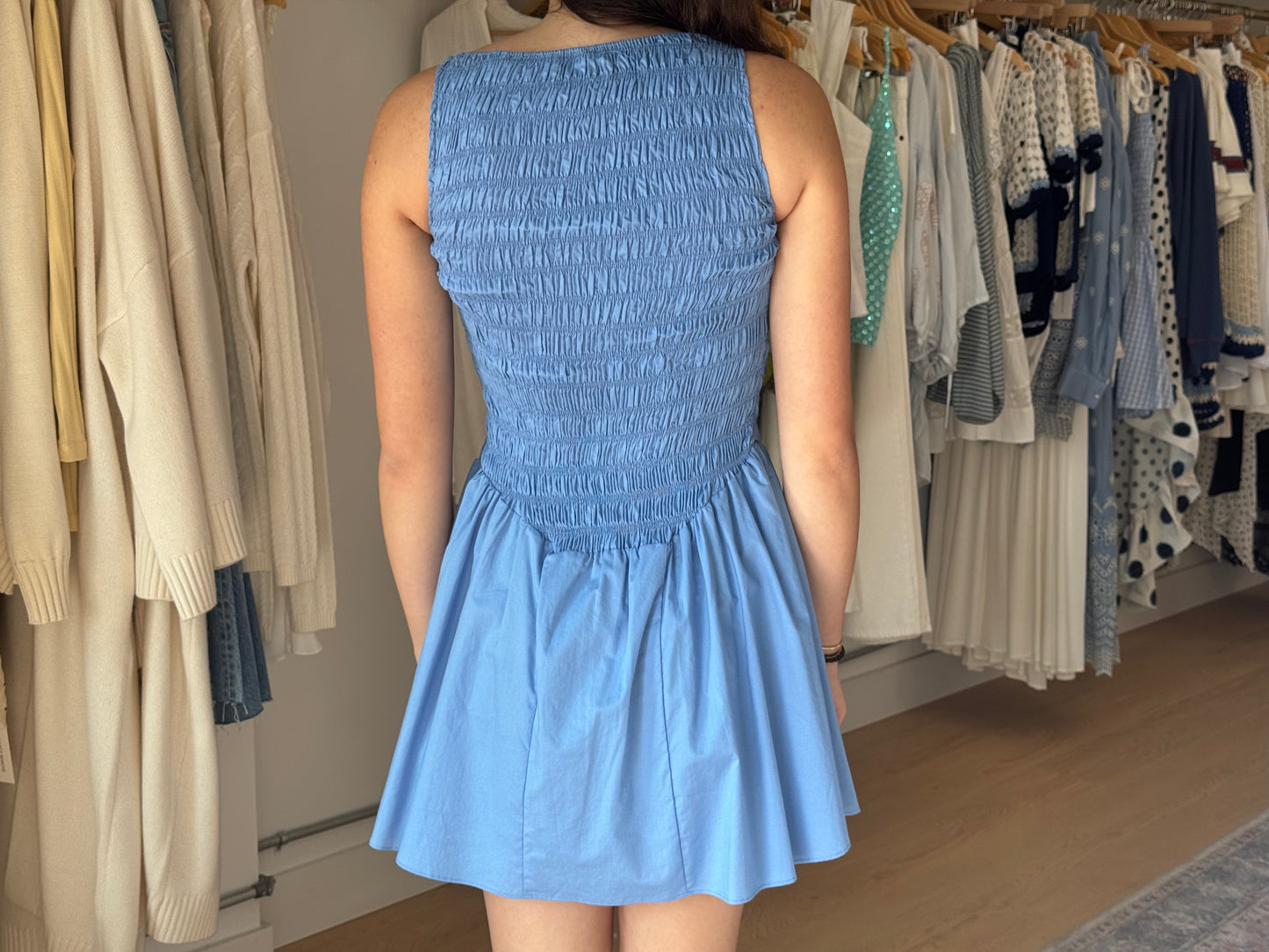 MARTINA MINI DRESS in Periwinkle