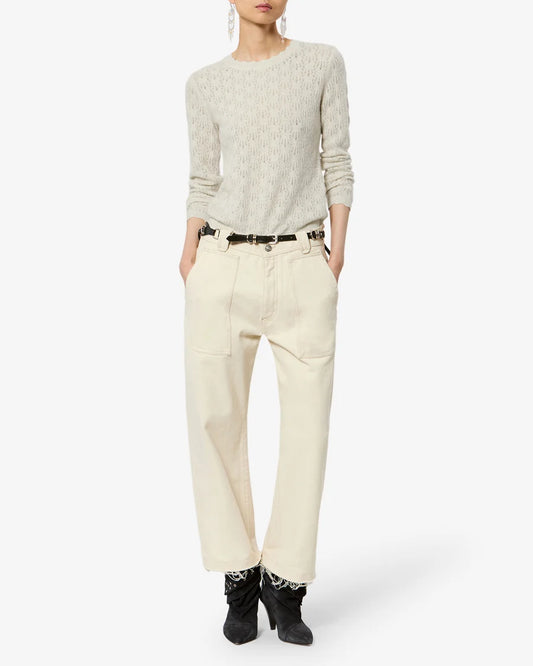 OBELINE PULLOVER in Ecru