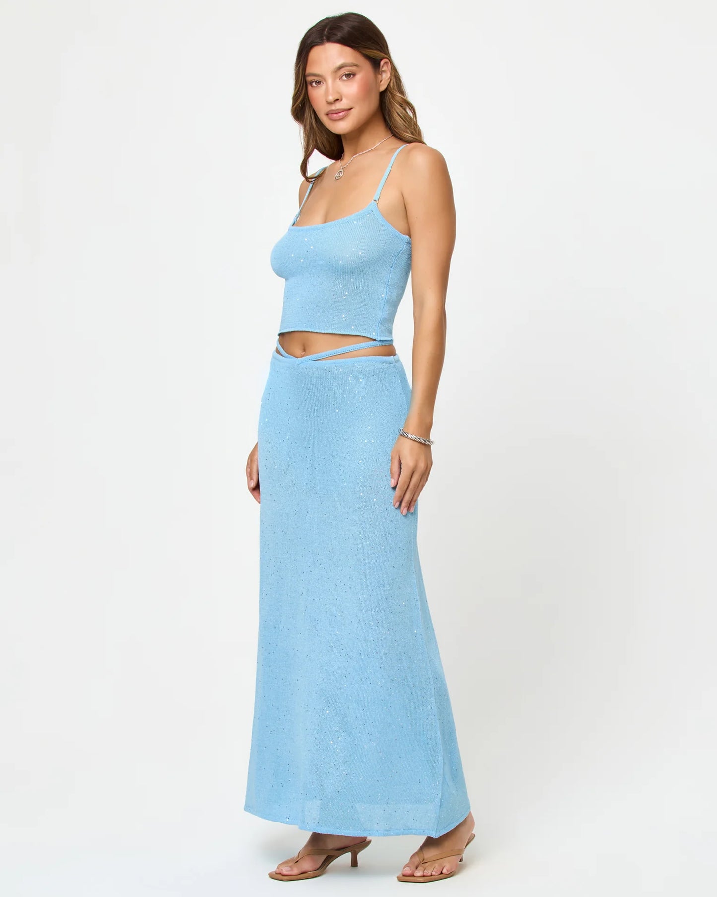LAST LIGHT TOP in Sky Blue
