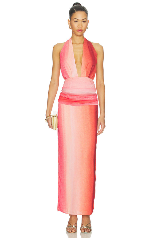 LIMA MAXI DRESS in Flor de Cantuta