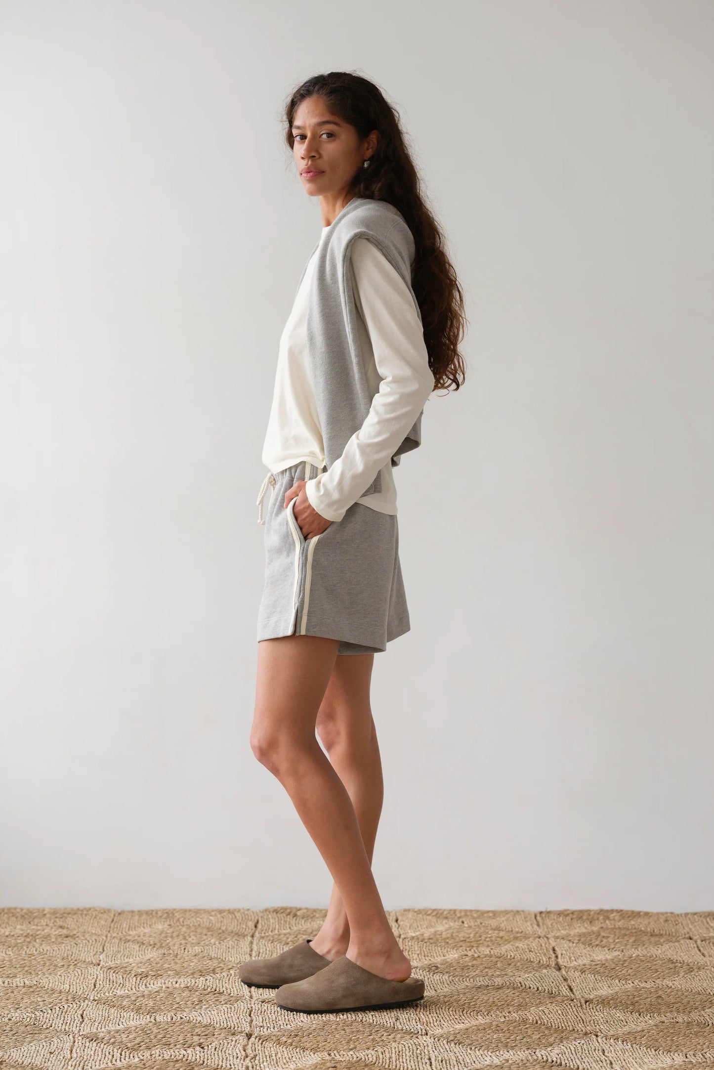 THE ECO-TERRY STRIPE SHORT