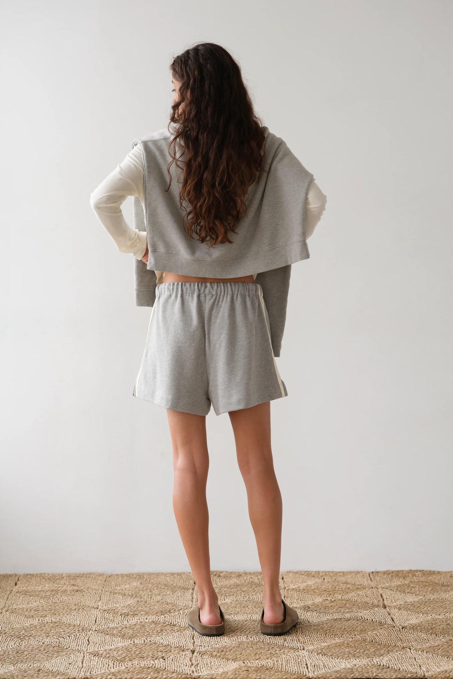 THE ECO-TERRY STRIPE SHORT
