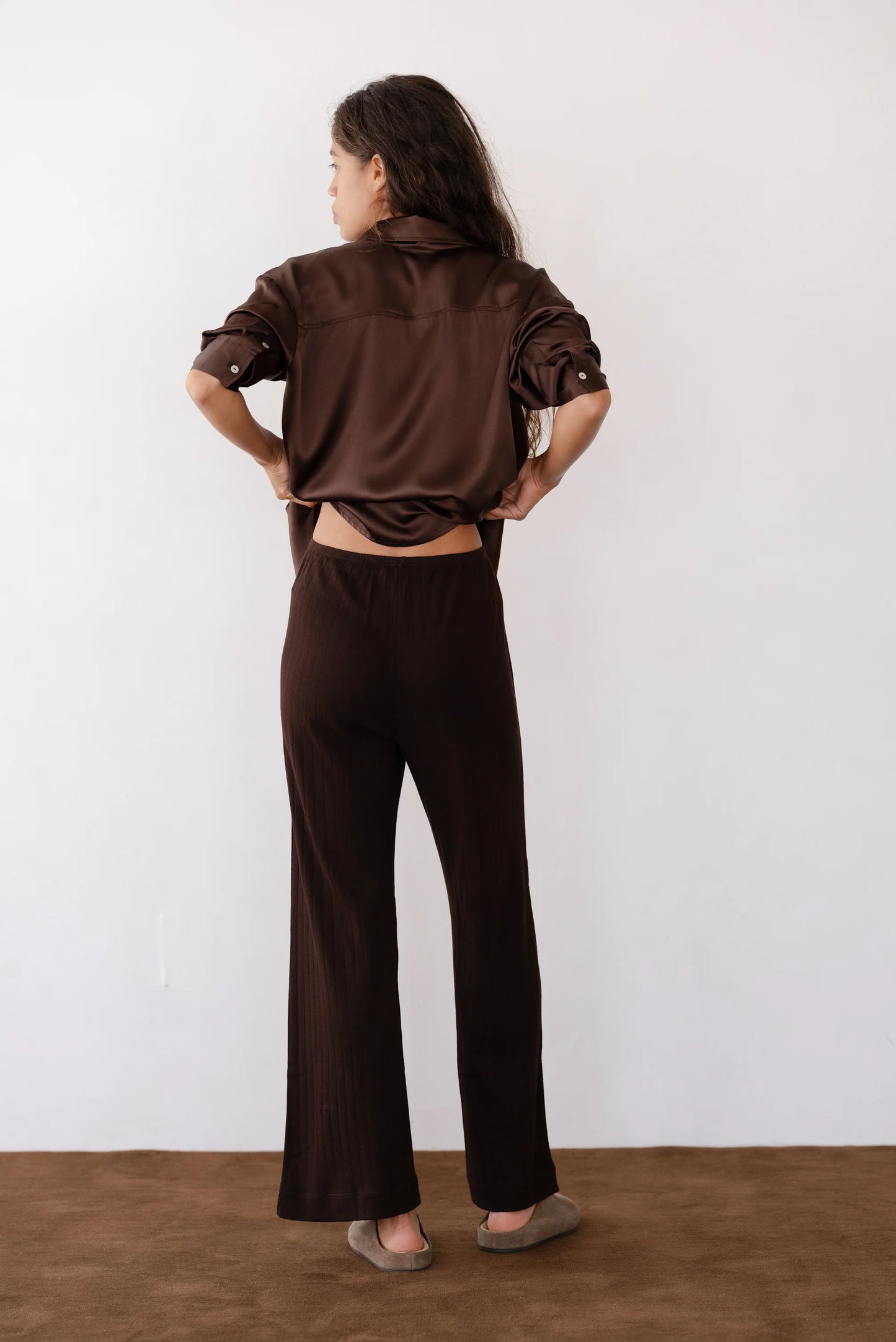 Pointelle Simple Crop Pant