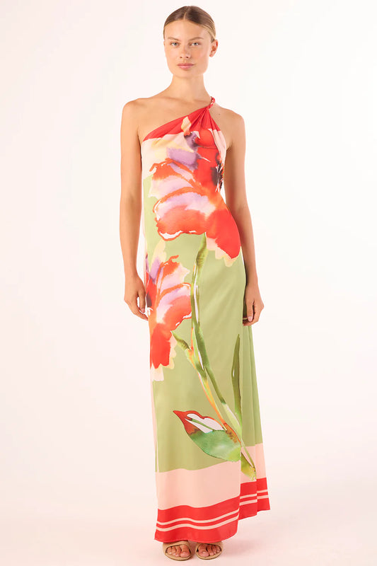 DOUNIA DRESS in Scarf Flora St
