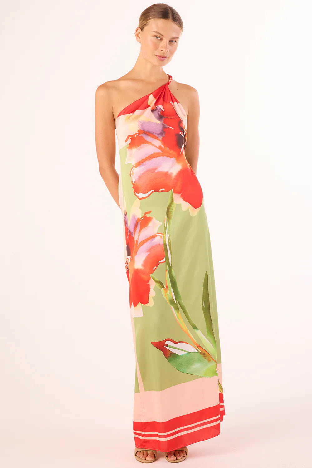 DOUNIA DRESS in Scarf Flora St