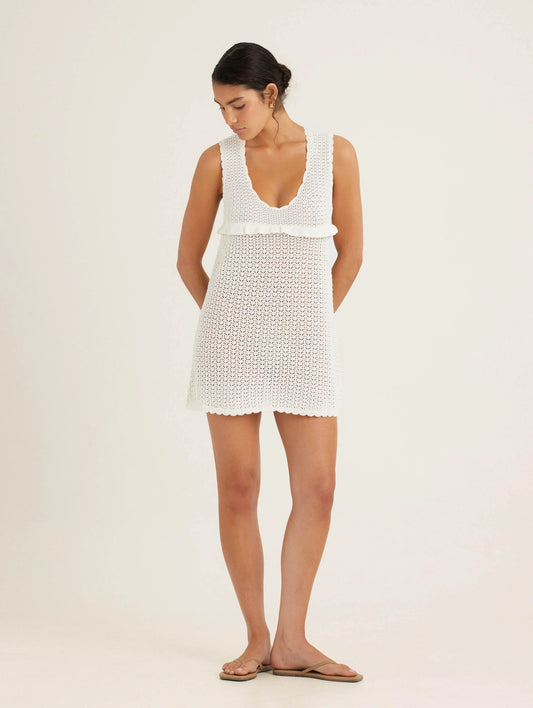 POINTELLE AMELIA MINI DRESS