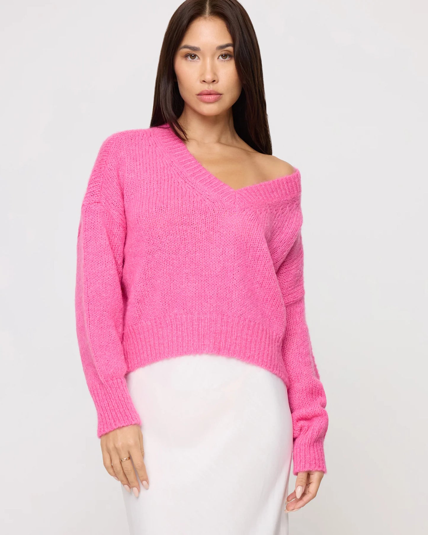 Icon Pullover in Bubblegum Pink