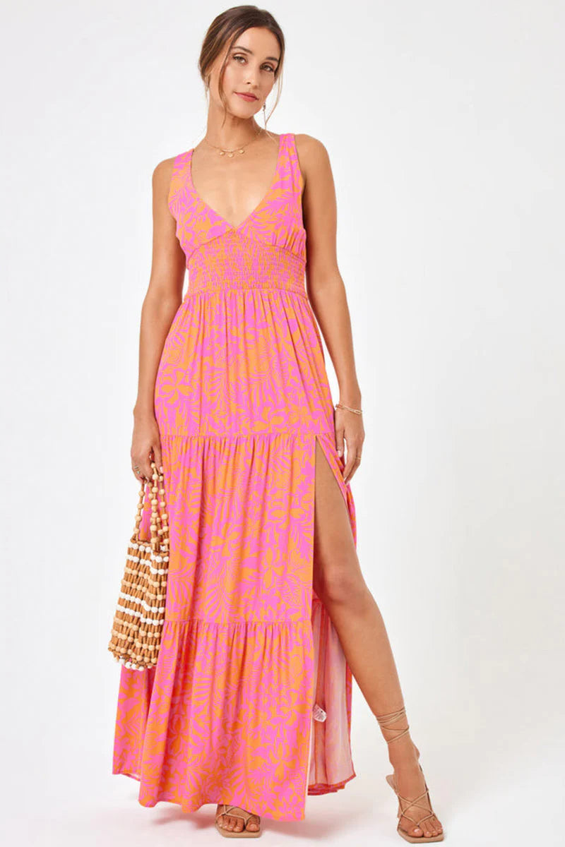 Lilikoi Dress In Path to Paradise