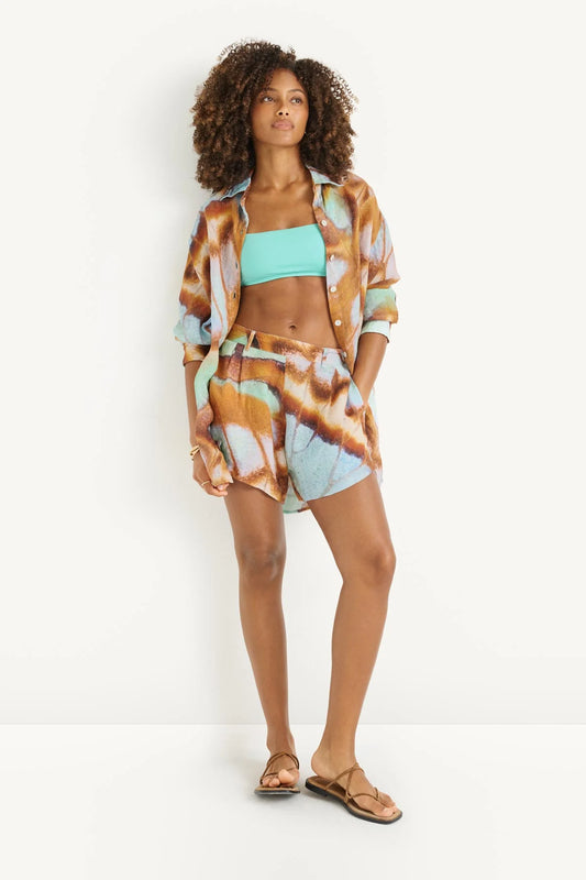PLAYA BOYFRIEND SHIRT in Malachite Butterfly