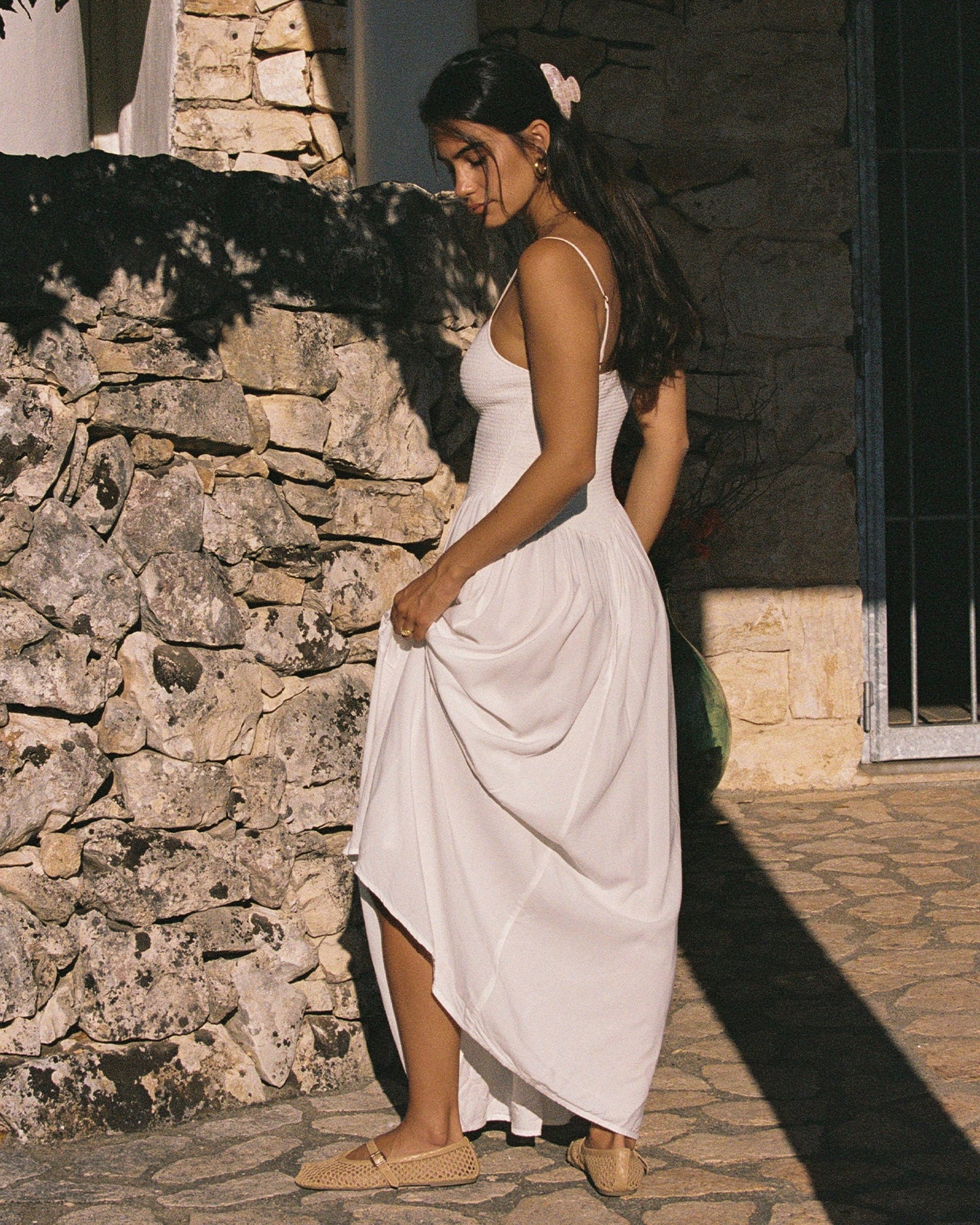 MISHA MIDI in Cream